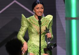 The Grammy Award-winning rapper Cardi B Arrives Lagos In Grand Style After Months Of Anticipation
